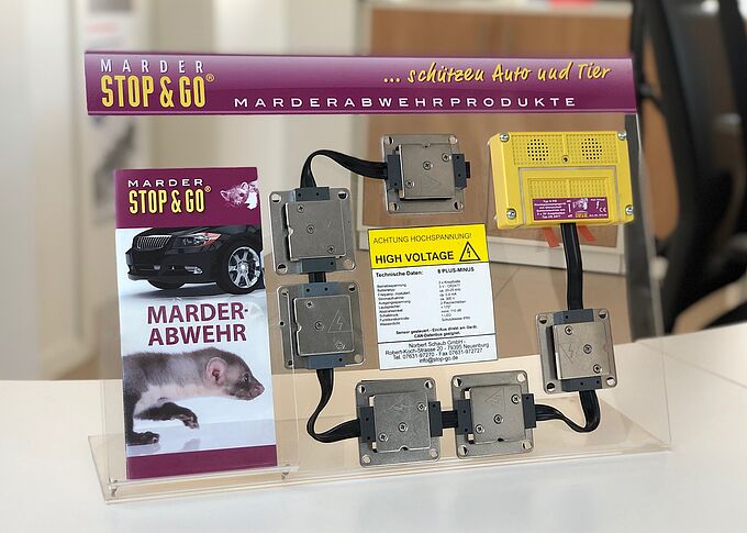 Hochspannungsgerät mit Ultraschall Marderwarner